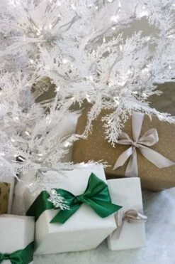 7.5' Indoor LED Glacier Fir White Christmas Tree - With Multi-Function Pure White/Warm White Lights 15 7.5' Indoor LED Glacier Fir White Christmas Tree - With Multi-Function Pure White/Warm White Lights -Christmas Decoration Store t it 75 1236 wwcw 8