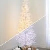 7.5' Indoor LED Glacier Fir White Christmas Tree - With Multi-Function Pure White/Warm White Lights 1 7.5' Indoor LED Glacier Fir White Christmas Tree - With Multi-Function Pure White/Warm White Lights -Christmas Decoration Store t it 75 1236 wwcw 1