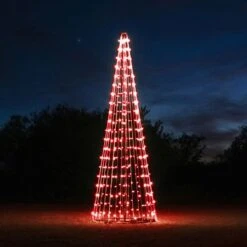 20' Commercial Commercial Tree Of Lights - 5 Color Options -Christmas Decoration Store tol 20 rd a 2