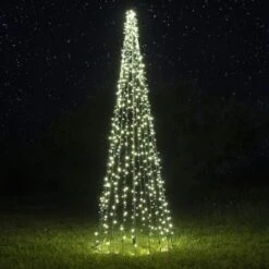 12' Standard Tree Of Lights - Warm White -Christmas Decoration Store tol r12 ww stars