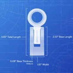 C7 Tuff Clips-Bag Of 100 14 C7 Tuff Clips-Bag Of 100 -Christmas Decoration Store tuff clip blueprint 2 1 2