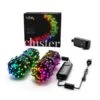 Twinkly RGB, Cluster Lights, 400L, 4" Sp, Wifi, Green Wire -Christmas Decoration Store twc400stp bch out of the box 1