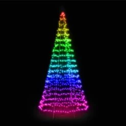 19.5' Twinkly Light Tree RGBW, 1000L, Pole NOT Included, Wifi 11 19.5' Twinkly Light Tree RGBW, 1000L, Pole NOT Included, Wifi -Christmas Decoration Store twp01kspp fx rainbow