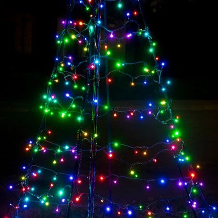 6.5' Twinkly Light Tree RGBW, 300L, Pole Included, Wifi 6 6.5' Twinkly Light Tree RGBW, 300L, Pole Included, Wifi - Image 4
