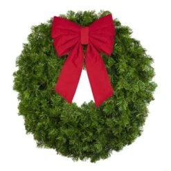 30" Unlit Deluxe Oregon Fir Wreath - Bow Option Available 11 30" Unlit Deluxe Oregon Fir Wreath - Bow Option Available -Christmas Decoration Store w 30 dofu b vb 12 r