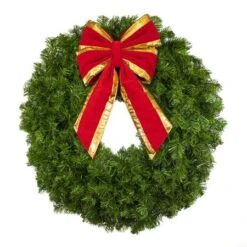 30" Unlit Deluxe Oregon Fir Wreath - Bow Option Available 10 30" Unlit Deluxe Oregon Fir Wreath - Bow Option Available -Christmas Decoration Store w 30 dofu b vb 8 rgt