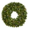 36" Lit Multicolor Deluxe Oregon Fir Wreath - Bow Option Available 2 36" Lit Multicolor Deluxe Oregon Fir Wreath - Bow Option Available -Christmas Decoration Store w 36 dofl m 1