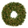 36" Lit Red Deluxe Oregon Fir Wreath - Bow Option Available 2 36" Lit Red Deluxe Oregon Fir Wreath - Bow Option Available -Christmas Decoration Store w 36 dofl r 2