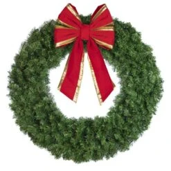 48" Unlit Deluxe Oregon Fir Wreath - Bow Option Available 11 48" Unlit Deluxe Oregon Fir Wreath - Bow Option Available -Christmas Decoration Store w 48 dofu 6 b vb 18 rgt