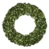 60" Lit Pure White Deluxe Oregon Fir Wreath - Bow Option Available 1 60" Lit Pure White Deluxe Oregon Fir Wreath - Bow Option Available -Christmas Decoration Store w 60 dofl 6 pw