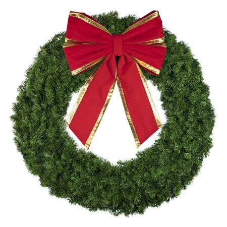 60" Unlit Deluxe Oregon Fir Wreath - Bow Option Available 5 60" Unlit Deluxe Oregon Fir Wreath - Bow Option Available - Image 3