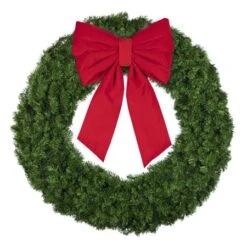 60" Unlit Deluxe Oregon Fir Wreath - Bow Option Available 11 60" Unlit Deluxe Oregon Fir Wreath - Bow Option Available -Christmas Decoration Store w 60 dofu b vb 24 r