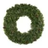 60" Unlit Deluxe Mixed Pine Wreath - Bow Option Available -Christmas Decoration Store w 60 mpu t6 1 2