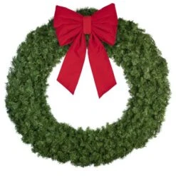 96" Unlit Deluxe Oregon Fir Wreath - Bow Option Available 7 96" Unlit Deluxe Oregon Fir Wreath - Bow Option Available -Christmas Decoration Store w 72 dofu 6 b vb 24 r 1