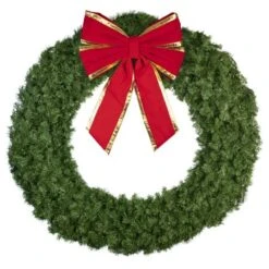 72" Unlit Deluxe Oregon Fir Wreath - Bow Option Available 11 72" Unlit Deluxe Oregon Fir Wreath - Bow Option Available -Christmas Decoration Store w 72 dofu 6 b vb 24 rgt